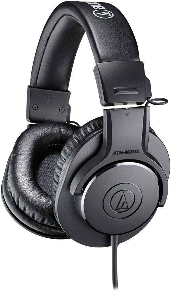 Audio-Technica ATH-M20x - best mixing and mastering headphones for beginners