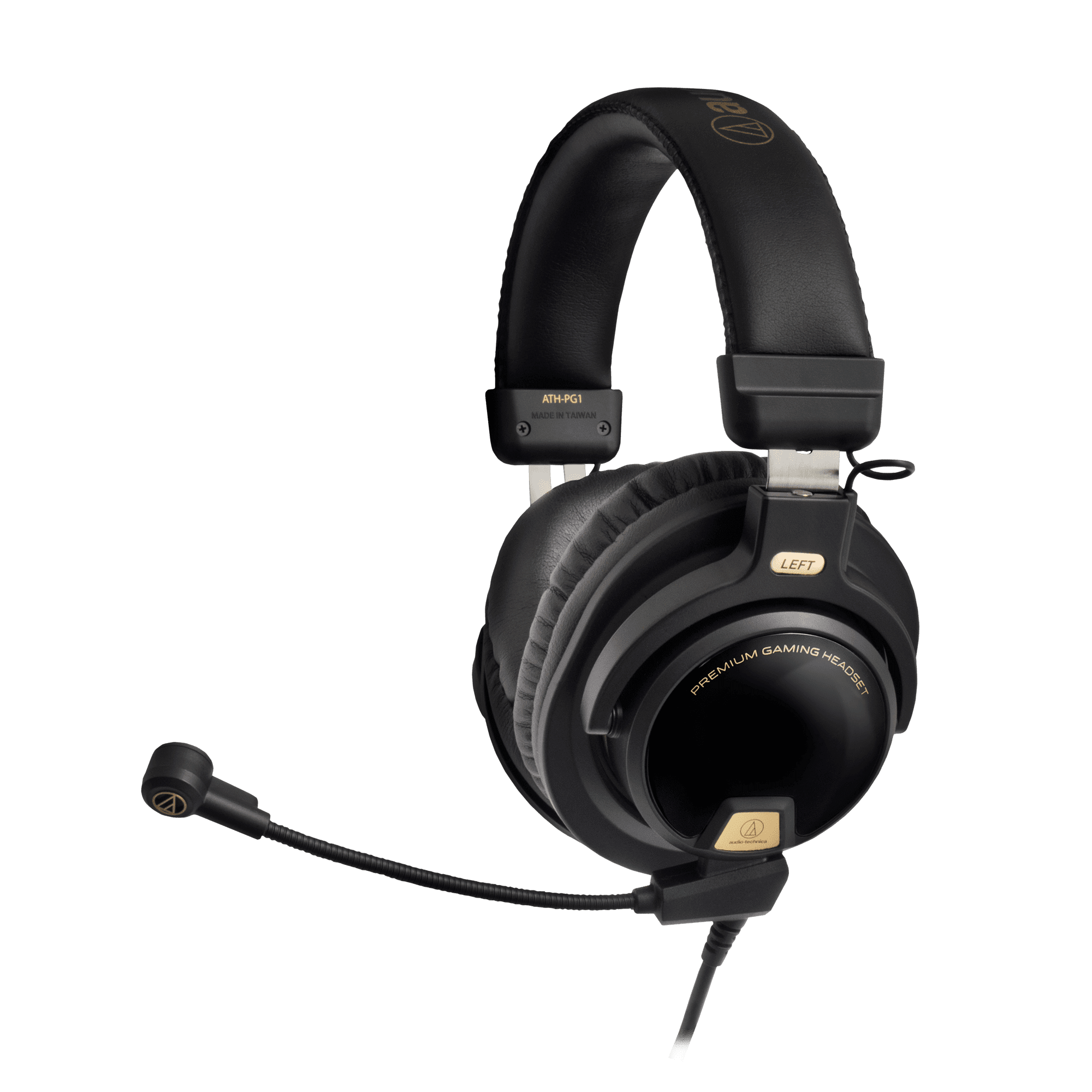 Audio-Technica ATH-PG1 Closed-Back Premium Gaming Headset with 6 Boom Microphone