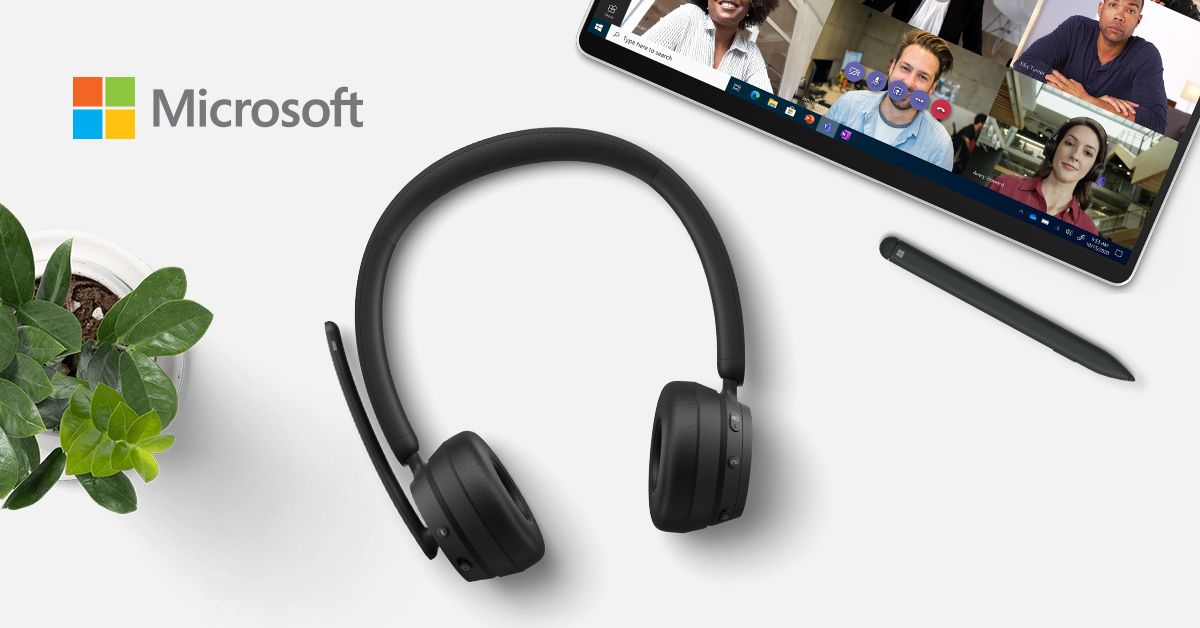 Microsoft Modern Wireless Bluetooth Headset Design