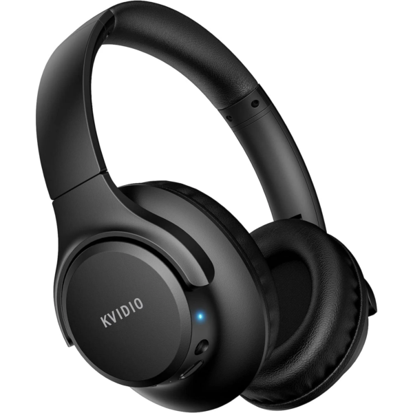 KVIDIO Bluetooth Headphones Black