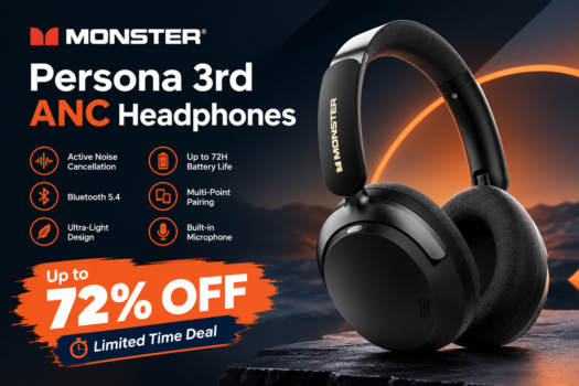 Oraolo Monster Persona 3rd ANC Headphones Deal